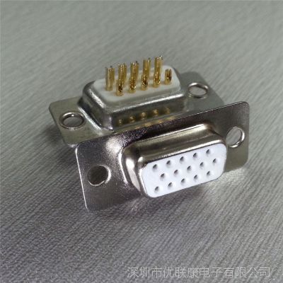 供应D-SUB三排15PIN车针母头 深圳D-SUB三排15PIN车针母头