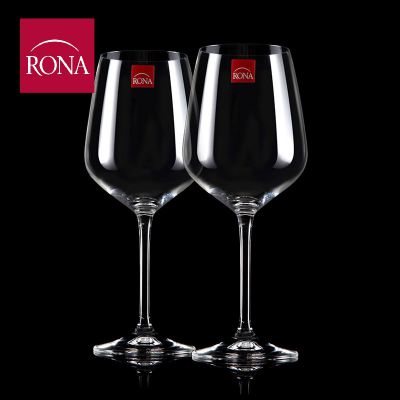 捷克RONA进口 红酒杯 水晶高脚杯 葡萄酒杯 红酒杯酒具 套装450ml