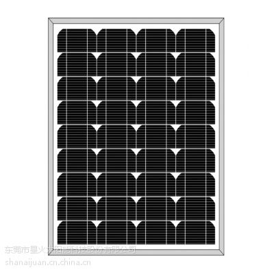 低价全新A级太阳能单晶片65W电池板