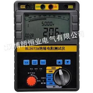 供应250V/500V/1000V/2500V/5000V绝缘电阻测量仪