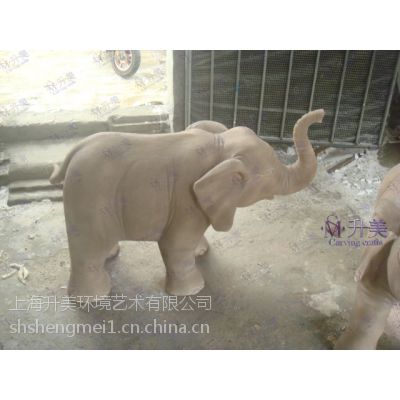 供应大象雕塑玻璃钢大象模型雕塑树脂动物大象道具定做