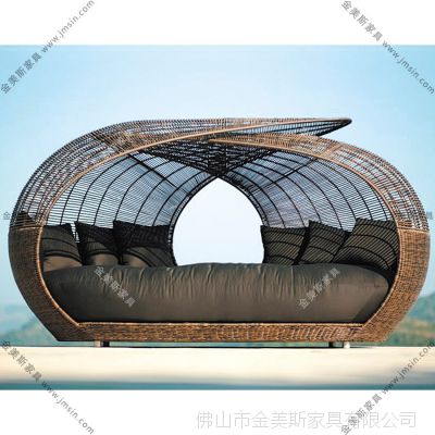 户外大圆床藤编大圆床藤艺大圆床现代时尚鸟巢圆床 厂家 价格 厂家 中国供应商