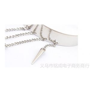 供应欧美夸张流苏光面金属时尚热卖开口柳丁手镯53823