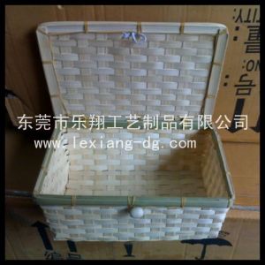 供應(yīng)環(huán)保竹編收納箱 訂做竹箱子廠家 竹盒子(帶蓋)