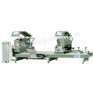 供應LJZ2-CNC-500×4200(5000)鋁門窗雙頭數控切割鋸床/數控精密鋸廠家