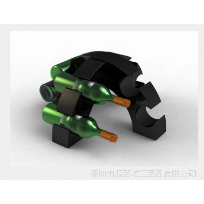 供应热销 亚克力酒架 亚加力创意红酒架制作加工厂家  批量定制