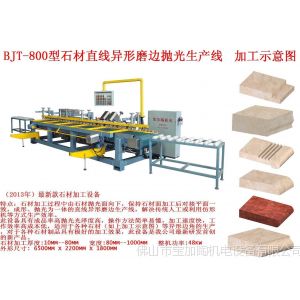 供应BJT-石材直线异形磨边抛光生产线