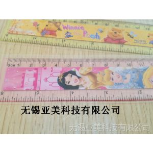 供应日韩创意文具批发 15厘米塑料直尺 15cm 卡通图案 学生尺 文具尺