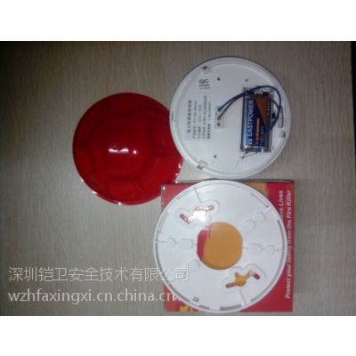 802AC交流供电独立烟感，220伏光电式独立烟感探头，电池备电烟雾报警器