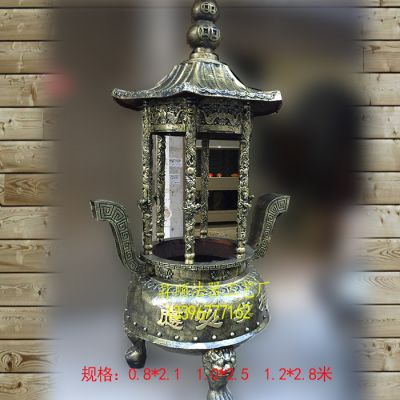 寺庙香炉规格图片 可按要求定做 铸造圆形香炉厂家