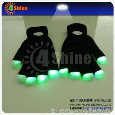 供应【深圳发光玩具厂家】***产品靓丽手套,迪吧酒吧用品