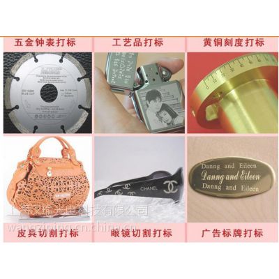 上海汉瑜光电 金山区陶瓷产品印字 塑料材质刻字机 镀层产品雕刻机 上海激光打标机