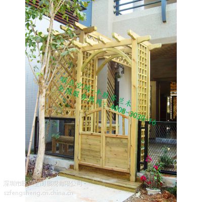 木质葡萄架防腐木葡萄架庭院植物架爬藤架丰胜防腐木花架价格 中国供应商
