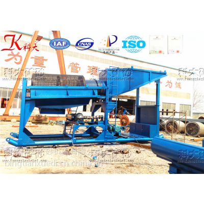 科大沙金富集比高的选金机械 带轮子淘金车性价比