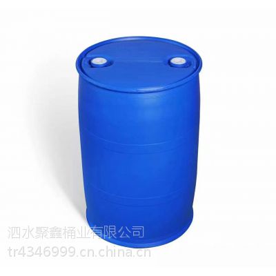山东泰然桶业供应200升化工桶|二手一次性200L塑料桶批发|双环皮重9kg桶