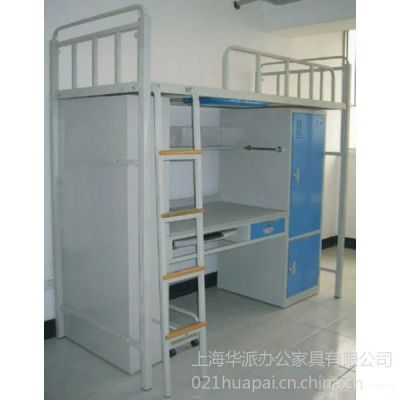 供应上海双层高低床价格,单人学生床质量,多功能组合公寓床厂家批发