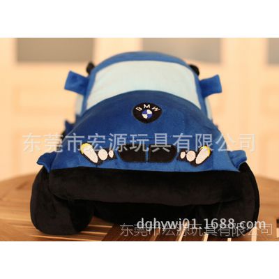 东莞毛绒玩具厂家 来图定制 儿童玩具车 汽车模型抱枕 企业车模型
