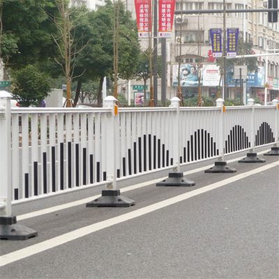 镀锌钢铁艺护栏交通设施道路护栏马路隔离栏公路护栏市政城市护栏