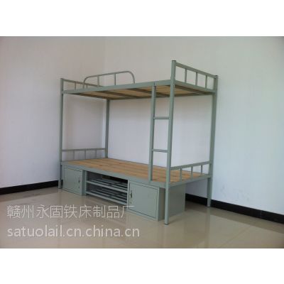 上下铺铁床批发单人上下双层铁床源永固B-003【永固铁床】