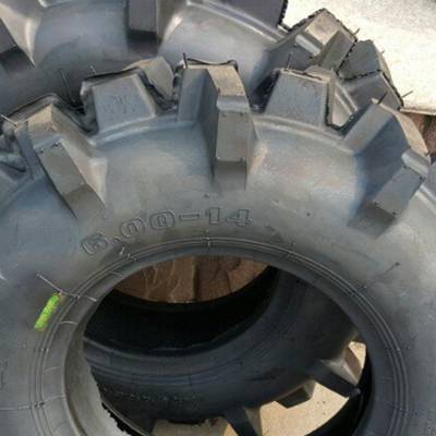 优质正品全新***高花胎600-14水田胎 拖拉机轮胎6.00-14