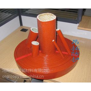 硅橡胶玻纤编织套管，玻纤编织耐高温套管