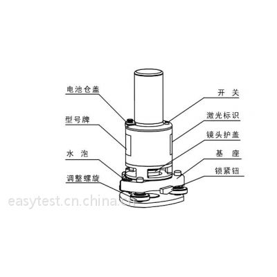 易测科技 土木工程类 天底仪——激光自动安平垂准仪