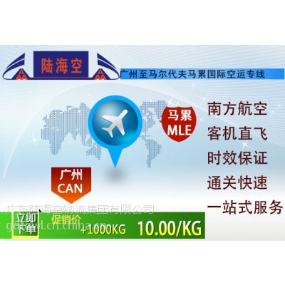 广州国际空运空运 广州到马累的空运物流电话