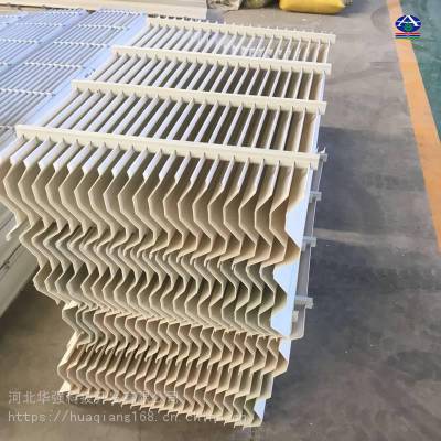 赤峰市PVC材质折流板除雾器 捕沫器塑胶厂 河北华强