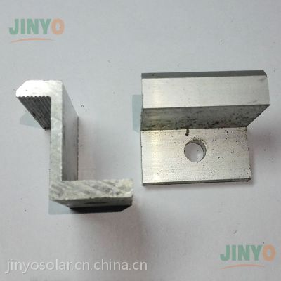 光伏板组件压块铝合金固定边压块压码40-H30适合厚度30mm带防滑齿