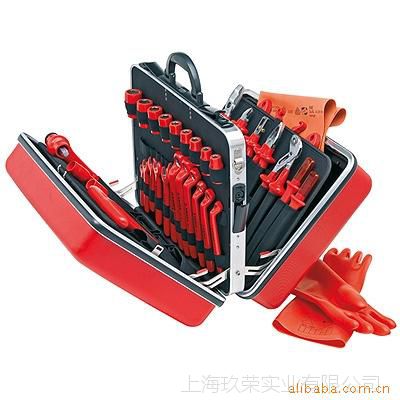 德国 凯尼派克KNIPEX  46件电工工具组套 98 99 电力电工绝缘验收