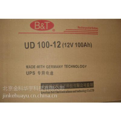 B&T蓄电池12V100AH价格