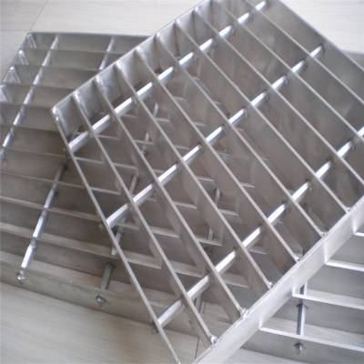 装卸平台网格板 钢格板卸货平台 插接格栅板厂家/规格