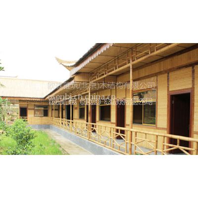 供应竹木花架 竹门楼 竹建筑 竹艺装饰 竹结构房子 山庄竹屋 度假村竹屋 价格 厂家 中国供应商