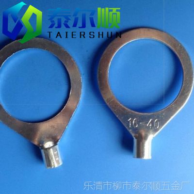 厂家供应 OT25-18纯非标圆形冷压端头 铜端子 可生产不锈钢端子