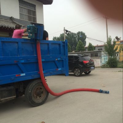 质量***牛筋管耐磨装车小型吸粮机 多功能吸粮机