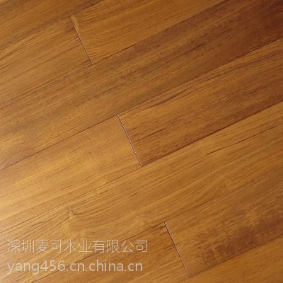 缅甸柚木实木地板 家装地暖色地板 e0级木蜡油耐磨漆环保无甲醛