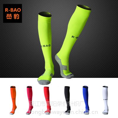 嵤豹R-BAO长筒足球袜毛巾底长袜现货厂家直供批发款号RB6603