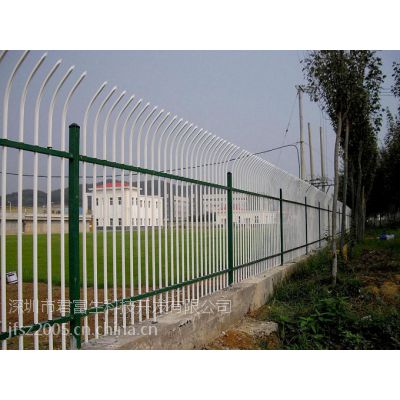 惠阳两横梁锌钢护栏铁艺围栏公园河道围墙栏杆