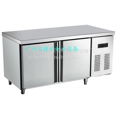 供应安德利厨房不锈钢操作台 抽屉式冷藏平面工作台