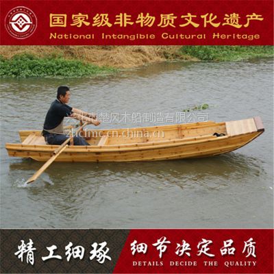 江苏哪买到新品手划观光保洁船 手工艺制造小木船 木船厂