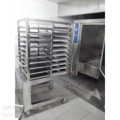 供应整车推入式蒸车 北京益友厨房设备大型蒸房 馒头醒房图片
