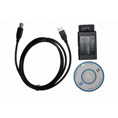 供应新款 ELM327带USB和WIFI OBD2 EOBD Scan Tool