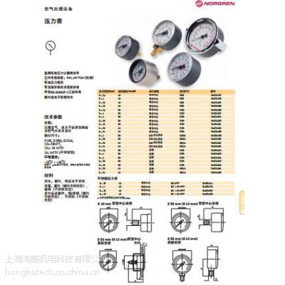 18-013-993诺冠NORGREN压力表