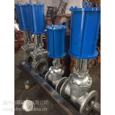 Z641W-16P不锈钢气动法兰闸阀