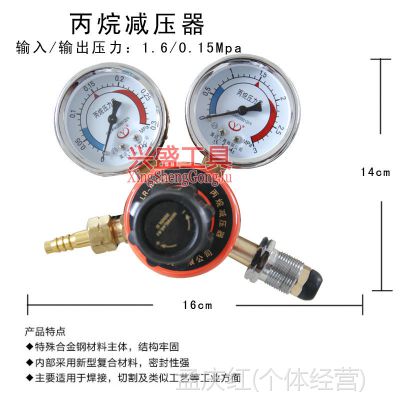 兴盛 丙烷减压器 气体减压器 减压阀 气体减压器 丙烷表