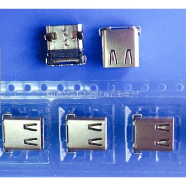 USB 3.1 TYPE-CͷSMT ˫ŶƬ ̶Ƭ ͹ 