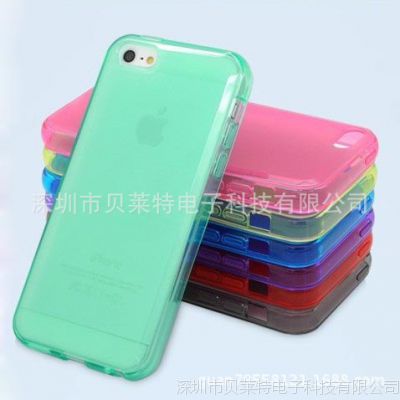 ƻiphone5C ȫ͸TPU ˮ ƻ5Cˮˤ  ǹɫ