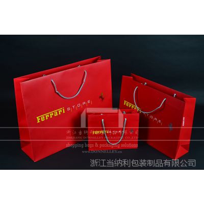 法拉利（Ferrari）精品购物袋，HUGO BOSS香水包装袋