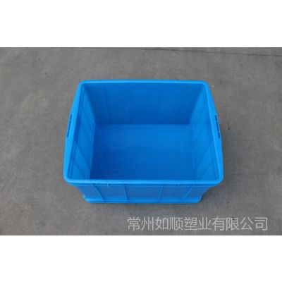 供应塑料塑胶周转箱 550-350仓储箱 仓库周转箱 大型号内550*450*350