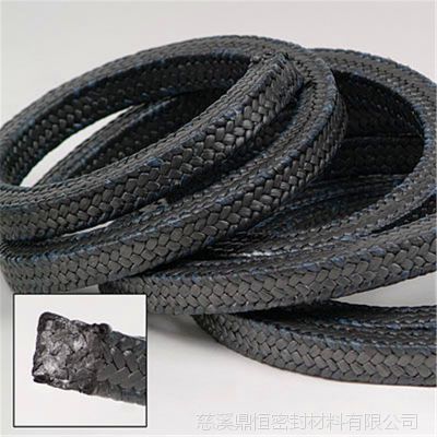 DH-661镍丝增强型高碳纤维盘根 夹镍丝高碳盘根